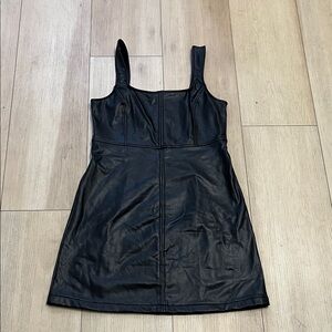 Hippie Rose Black Mini Dress